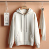 Womens Memnu Cotton Fleece Zip CORE Hoodie - White