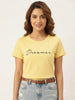 Women's Oversized Striped Detail Cotton T-Shirt MEPST585