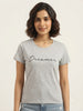 Women's Oversized Striped Detail Cotton T-Shirt MEPST587