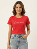 Women's Oversized Striped Detail Cotton T-Shirt MEPST588