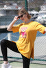 Women's Oversized Printed Cotton T-Shirt MEPST91