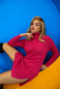 Womens Knitted High Neck Detail Dress MEWKND417
