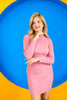 Womens Knitted Pattern Detail Dress MEWKND425