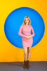 Womens Knitted Pattern Detail Dress MEWKND425