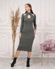 Womens Knitted Bead Detail Dress MEWKND368