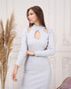 Womens Knitted Bead Detail Dress MEWKND372