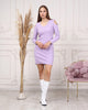 Womens Knitted Cut Sleeve Detail Dress MEWKND377