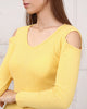 Womens Knitted Cut Sleeve Detail Dress MEWKND385