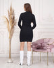 Womens Knitted Bead Detail Dress MEWKND390