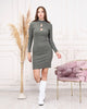 Womens Knitted Bead Detail Dress MEWKND393