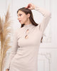 Womens Knitted Bead Detail Dress MEWKND395