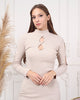 Womens Knitted Bead Detail Dress MEWKND395