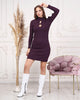 Womens Knitted Bead Detail Dress MEWKND396