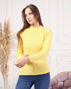 Women's Mock Neck Detail Light Sweater by Memnu - MEWS809