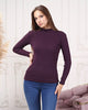 Women's Mock Neck Detail Light Sweater by Memnu - MEWS808