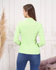 Women's Mock Neck Detail Light Sweater by Memnu - MEWS805