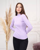 Women's Mock Neck Detail Light Sweater by Memnu - MEWS801