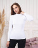 Women's Mock Neck Detail Light Sweater by Memnu - MEWS798