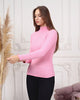 Women's Mock Neck Detail Light Sweater by Memnu - MEWS795