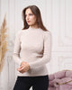 Women's Mock Neck Detail Light Sweater by Memnu - MEWS792