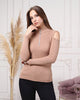 Women's Zip Detail Light Sweater by Memnu - MEWS791