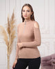 Women's Zip Detail Light Sweater by Memnu - MEWS791