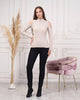 Women's Zip Detail Light Sweater by Memnu - MEWS790