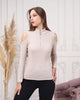 Women's Zip Detail Light Sweater by Memnu - MEWS790