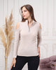 Women's Zip Detail Light Sweater by Memnu - MEWS790