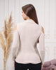 Women's Zip Detail Light Sweater by Memnu - MEWS790