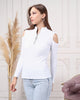 Women's Zip Detail Light Sweater by Memnu - MEWS788