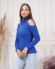 Women's Zip Detail Light Sweater by Memnu - MEWS786