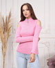 Women's Zip Detail Light Sweater by Memnu - MEWS785