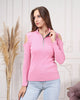 Women's Zip Detail Light Sweater by Memnu - MEWS785