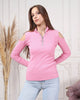 Women's Zip Detail Light Sweater by Memnu - MEWS785