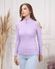 Women's Zip Detail Light Sweater by Memnu - MEWS784