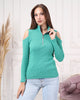 Women's Zip Detail Light Sweater by Memnu - MEWS781