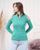 Women's Zip Detail Light Sweater by Memnu - MEWS781