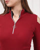 Women's Zip Detail Light Sweater by Memnu - MEWS777