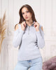 Women's Zip Detail Light Sweater by Memnu - MEWS776