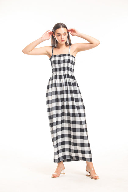 Women's Printed Summer Sleeveless Maxi Dress - MWMSD49