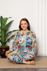 Women's 2 Piece Printed Night Wear Co Ord Set - WNCS58