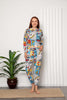 Women's 2 Piece Printed Night Wear Co Ord Set - WNCS58