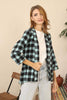 Womens Plaid Detail Coat WTWCC25