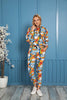 Womens 2 Piece Printed Winter Hooded Co Ord Set WTWFTC75