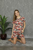 Women's 2 Piece Printed Night Wear Co Ord Set - WNCS92