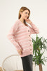 Women's Knitted Cardigan Pattern Detail by Memnu - MEWS575