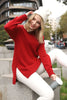 Women's Pattern Knitted Sweater by Memnu - MEWS595