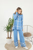 Womens 2 Piece Check Detail Knitted Co Ord Set WTWCD477