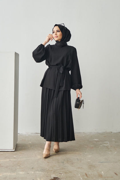 Haya Premium Pleated Co Ord Set - HPCO2